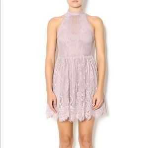 Free People Lilac Verushka Lace Mini Dress Size 0